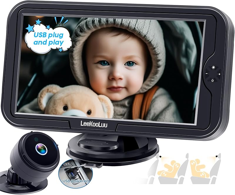 LeeKooLuu Baby Car Camera Ease Installation