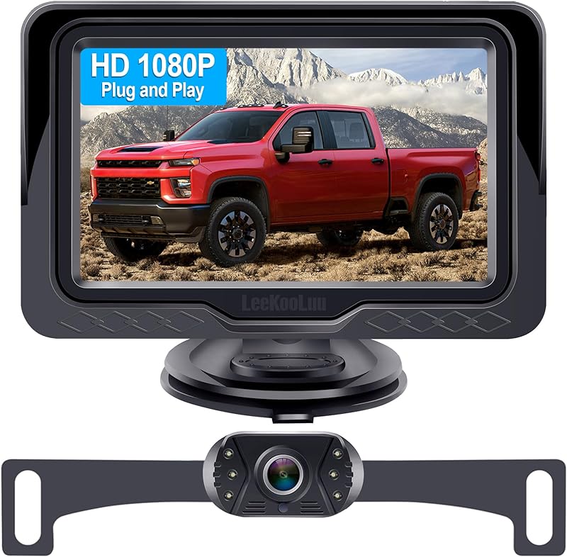 LeeKooLuu Backup Camera Ease Setup Plug Play